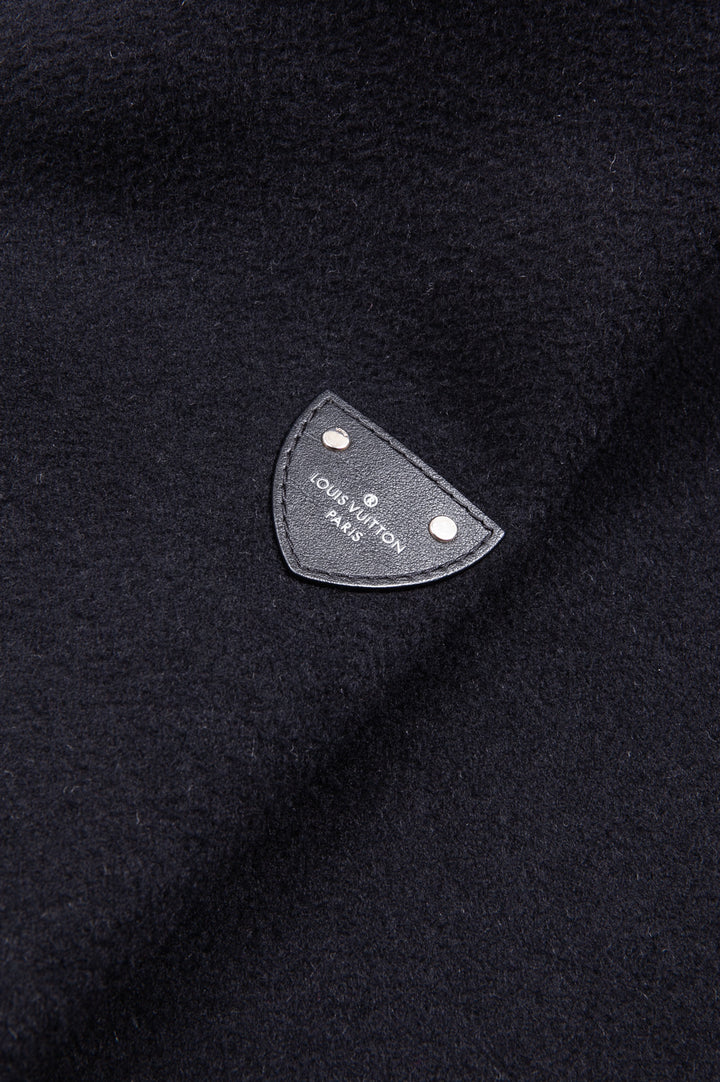 LOUIS VUITTON Manteau portefeuille monogramme Noir