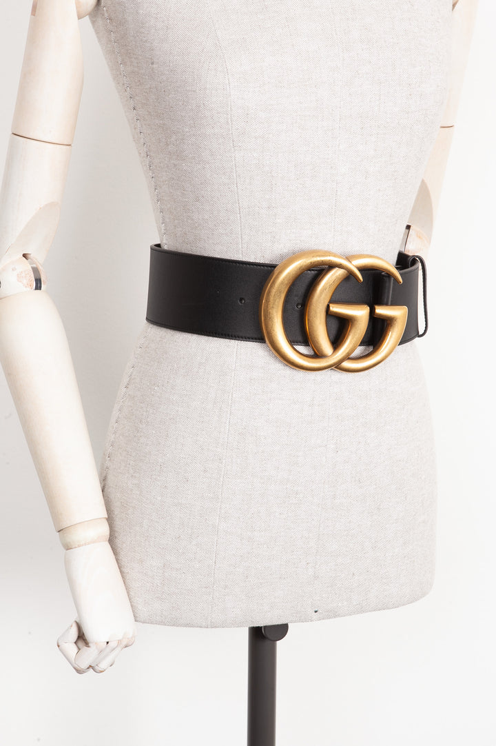 GUCCI Big GG Waist Belt Black