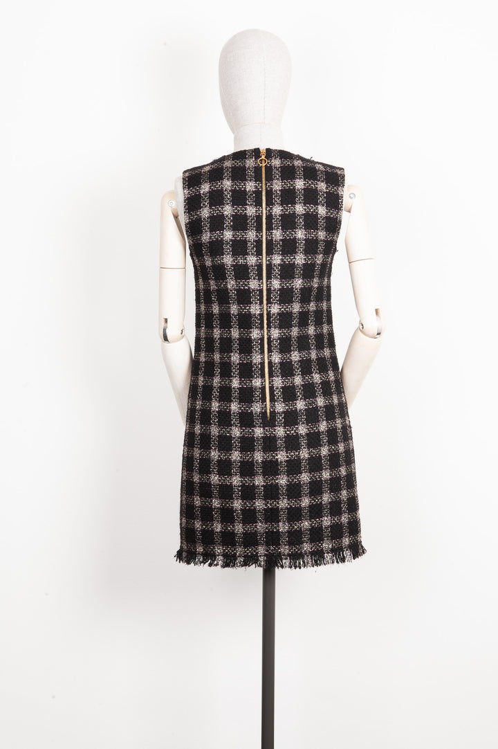 GUCCI Tweed Dress Black