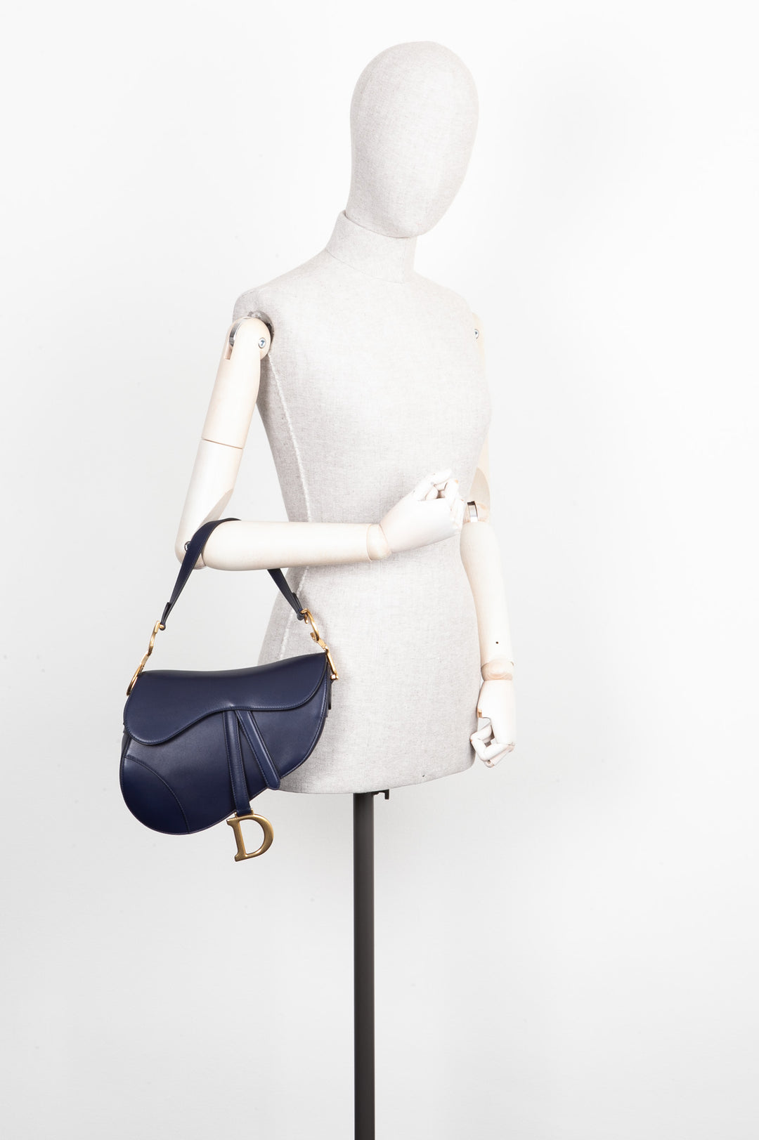 CHRISTIAN DIOR Saddle Bag Navy