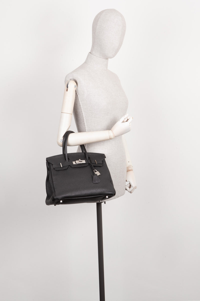 HERMÈS Birkin 30 Togo Noir