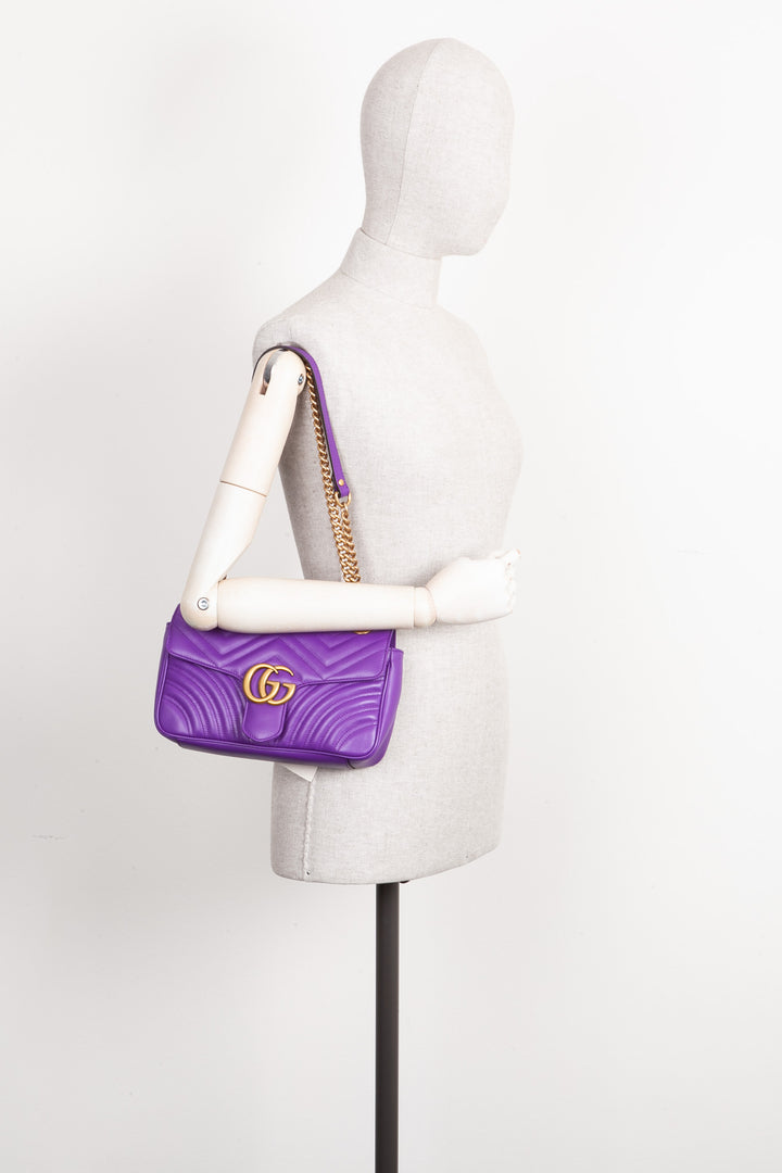 GUCCI Marmont Bag Purple