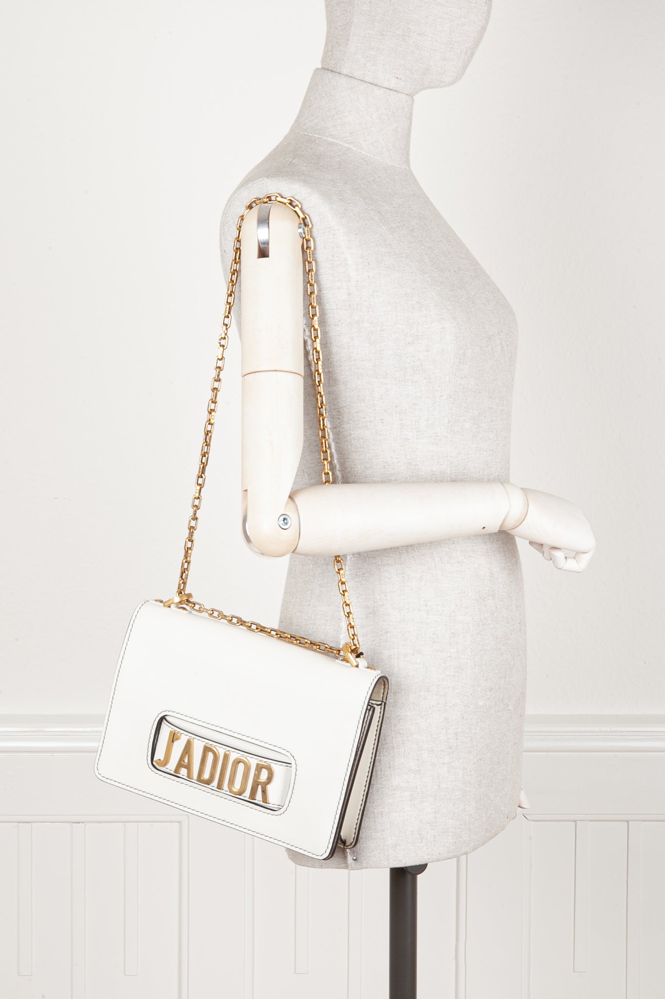 CHRISTIAN DIOR J'Adior Flap Bag White – REAWAKE