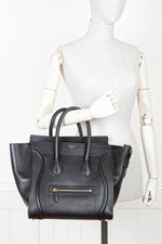 CÉLINE Mini Luggage Bag Black