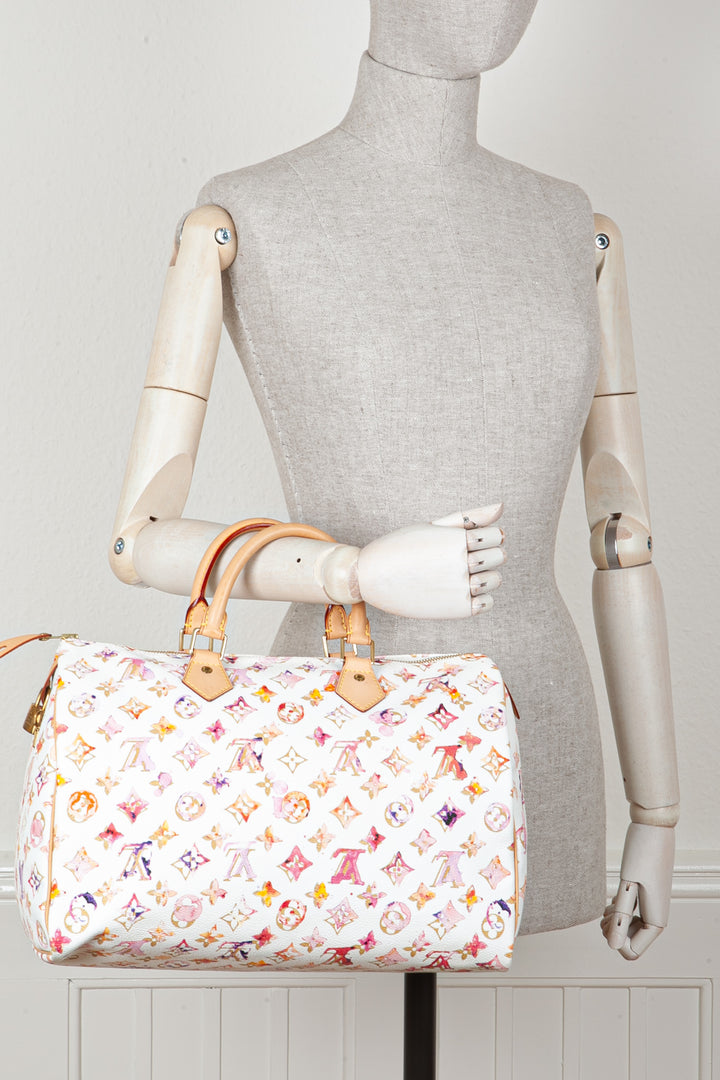 LOUIS VUITTON Speedy 35 Richard Prince Aquarelle