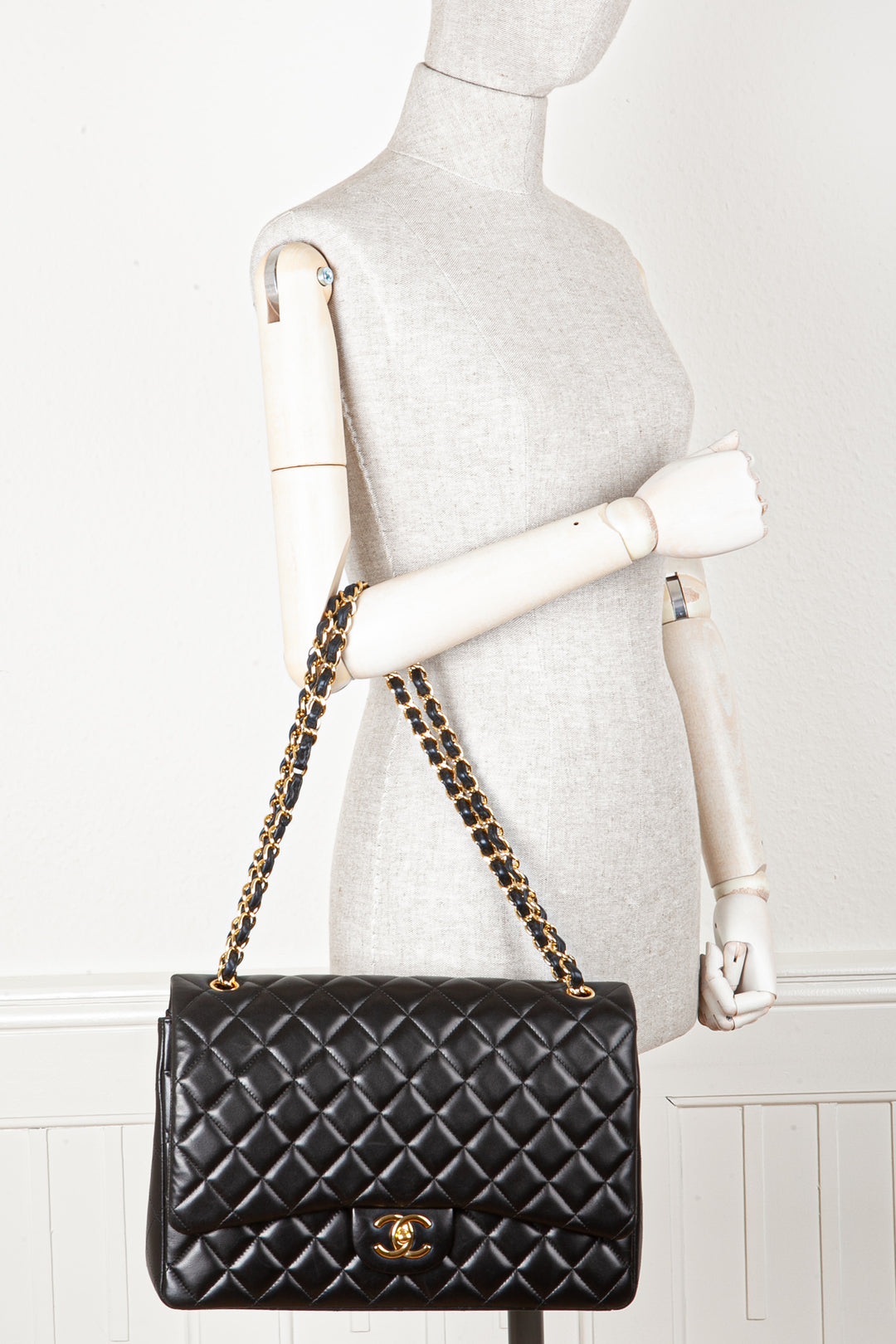 CHANEL Double Flap Bag Large