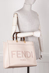 FENDI Sunshine Tote Bag Powder