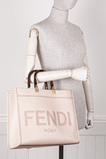 FENDI Sunshine Tote Bag Powder