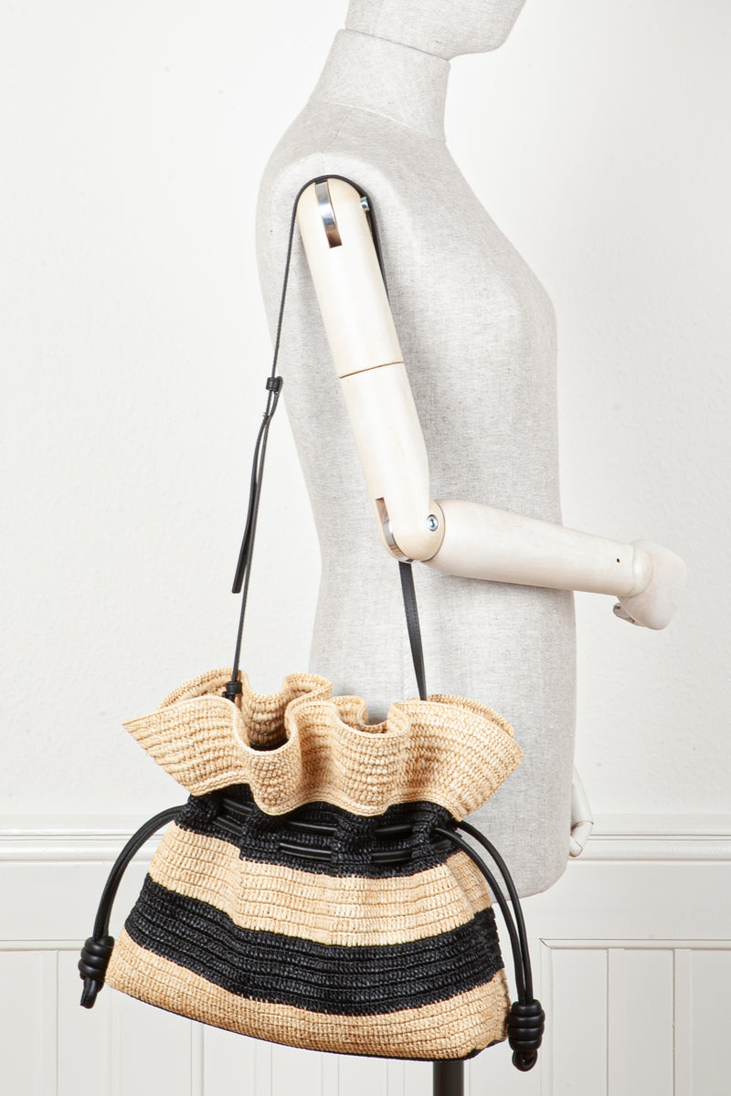 LOEWE Paula's Ibiza Flamenco Bag Raffia