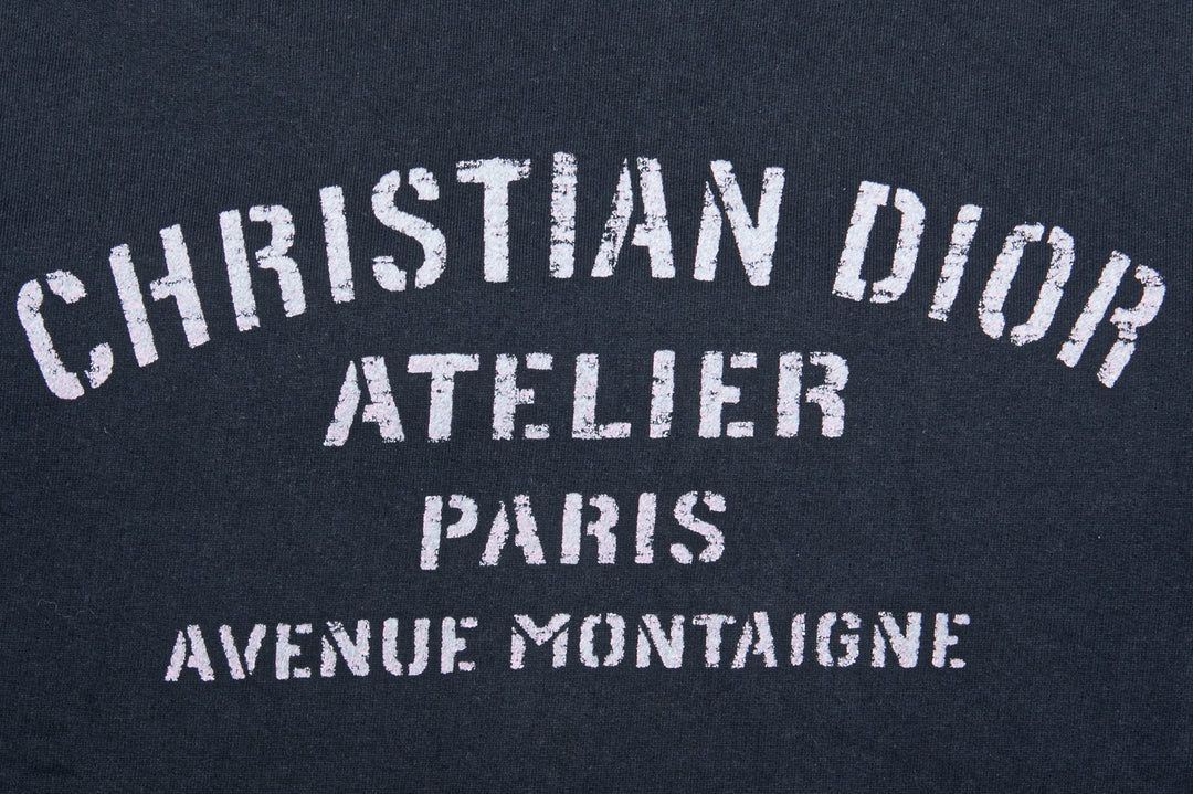 CHRISTIAN DIOR Atelier Hooded Sweatshirt Blue