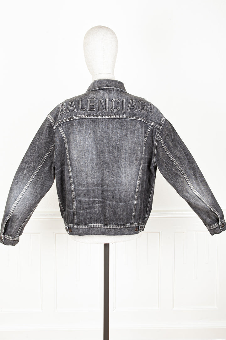 BALENCIAGA Oversized denim jacket