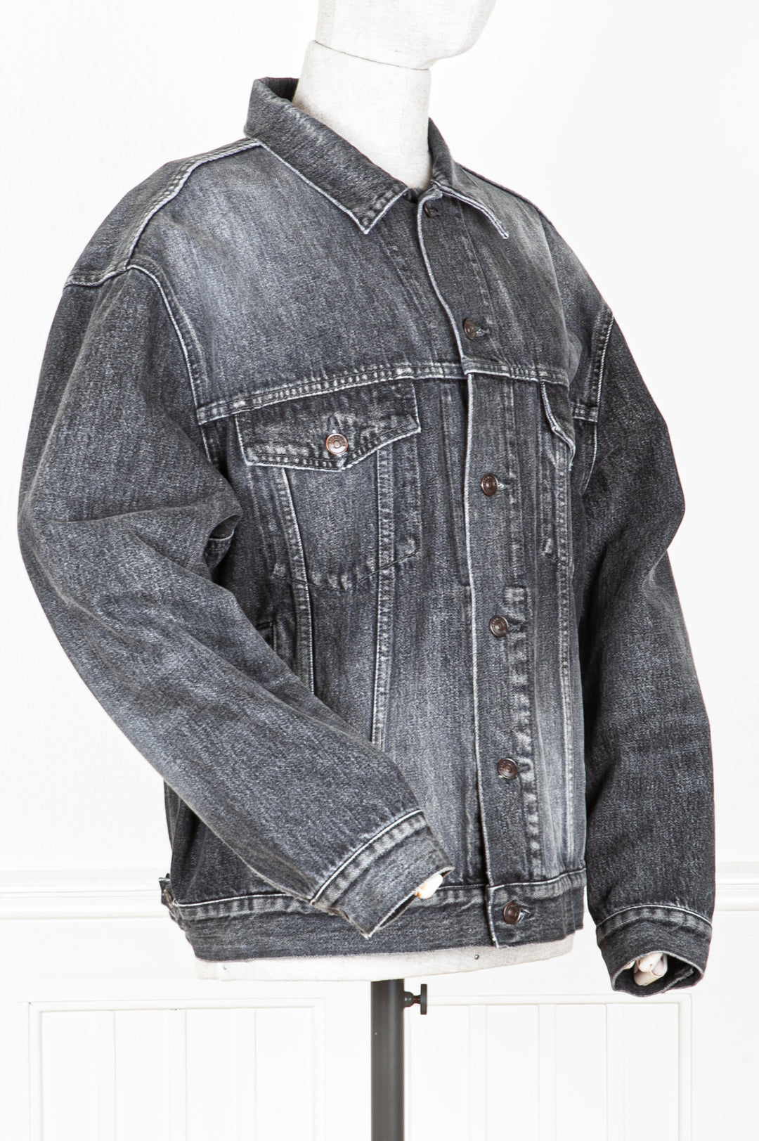 BALENCIAGA Veste en jean oversize