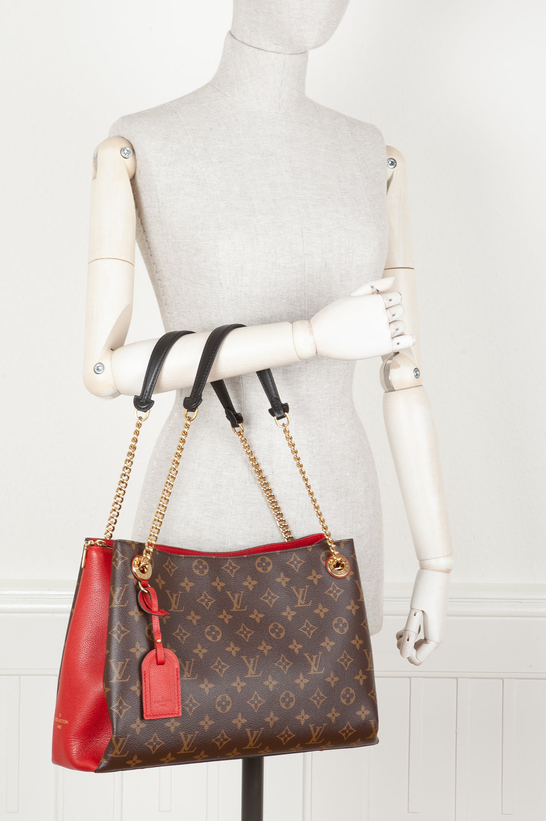 LOUIS VUITTON Surene MM Bag MNG Red