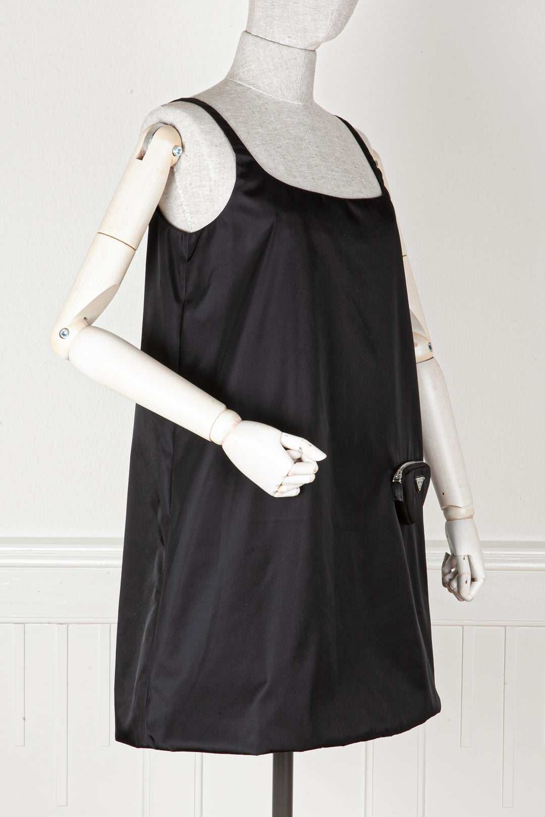 PRADA Re-Nylon Dress Black with Pocket