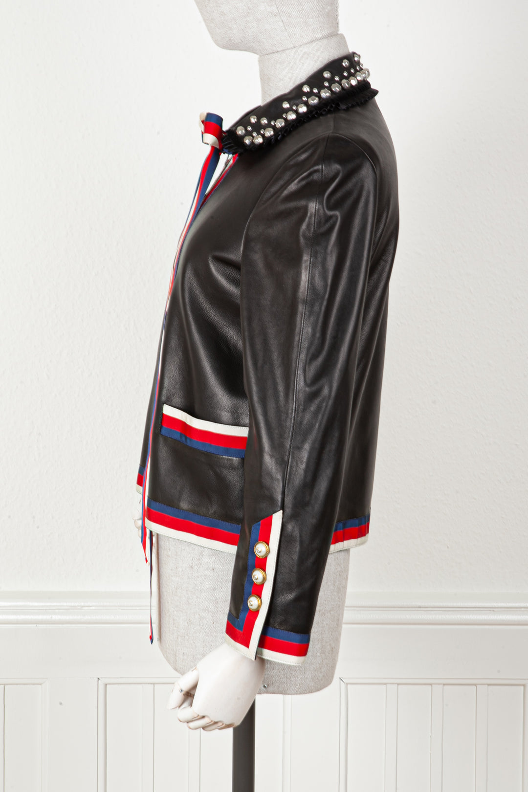 GUCCI Jacket Leather Studs
