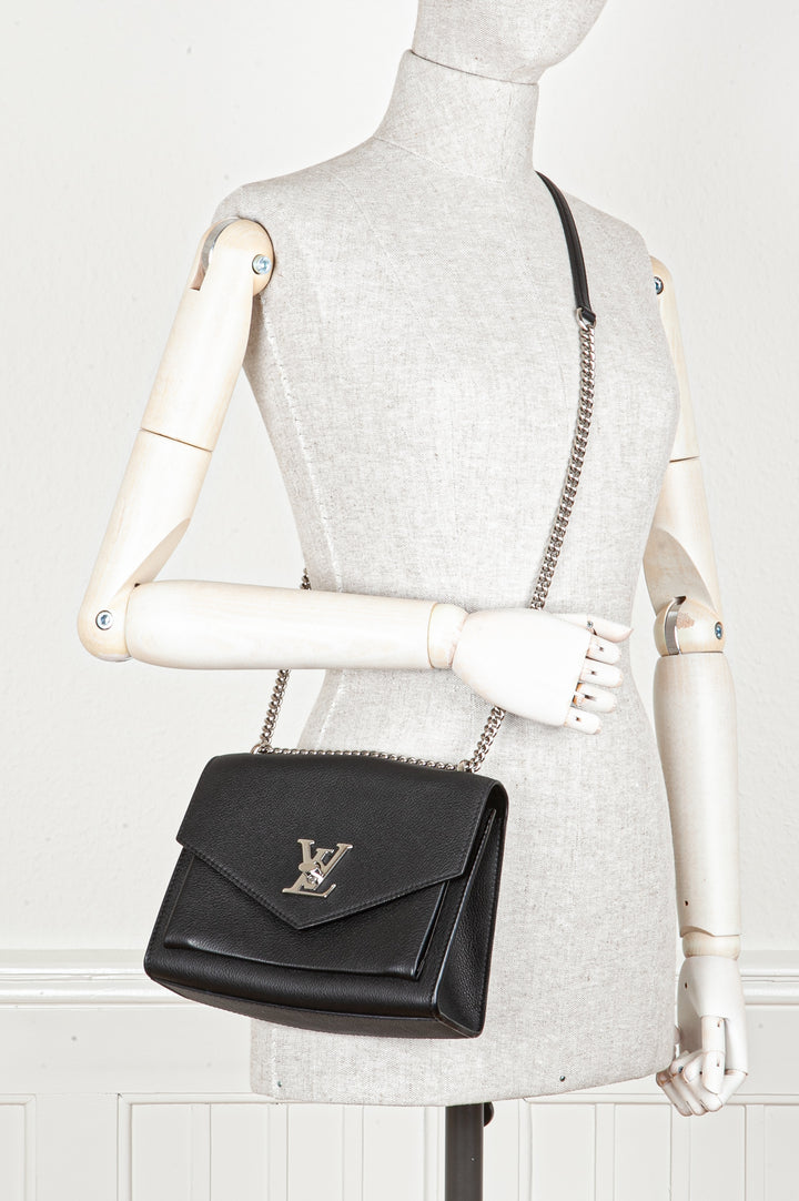 LOUIS VUITTON Lockme BB Bag Black