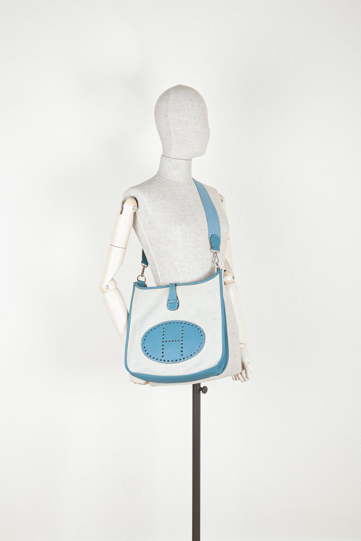 HERMÈS Evelyne PM Toile H Clémence
