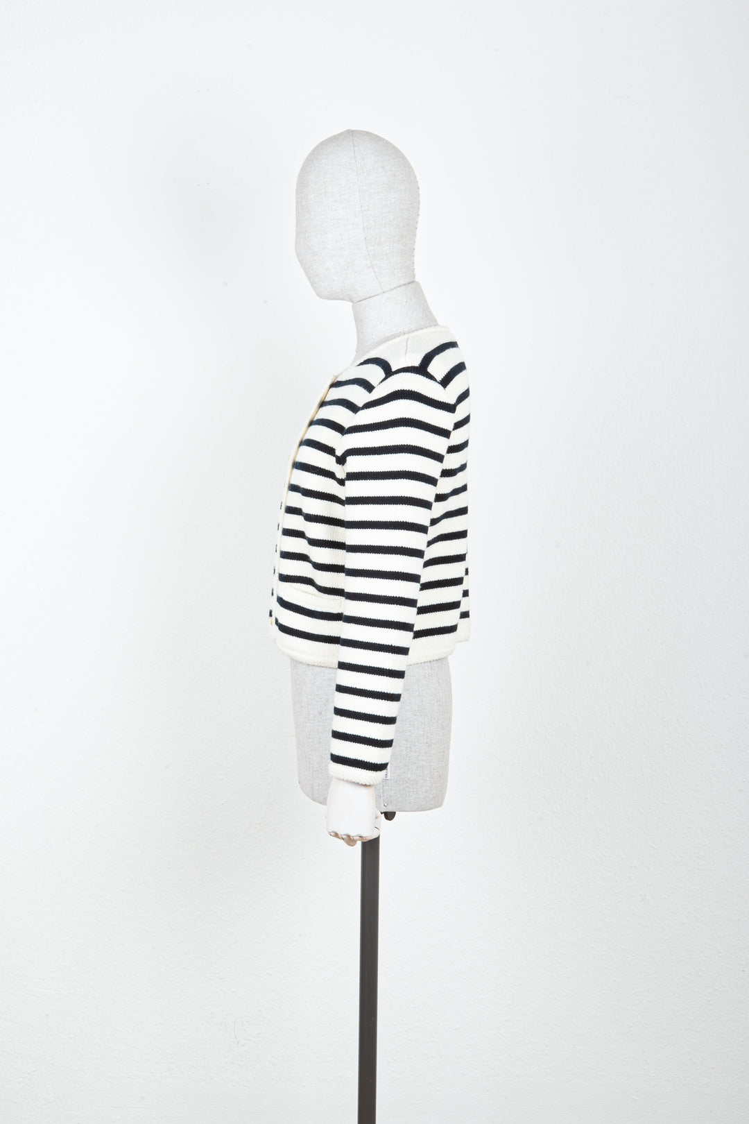 CELINE Chasseur Knit Jacket Stripes