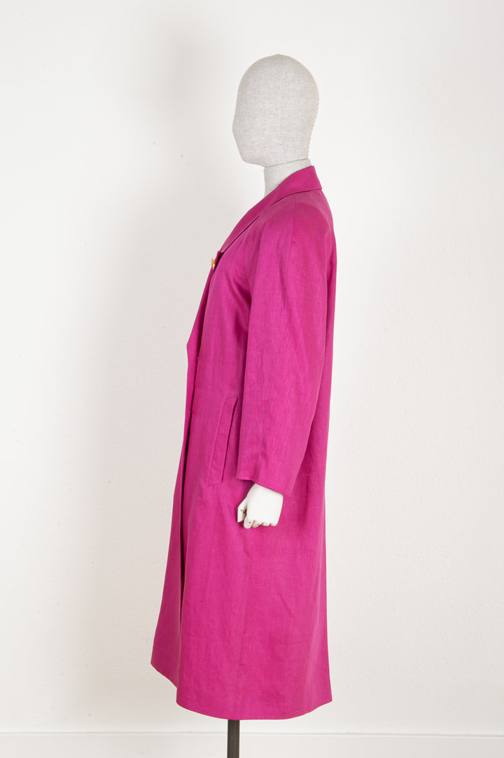 HERMÈS Coat / Dress Linen Purple