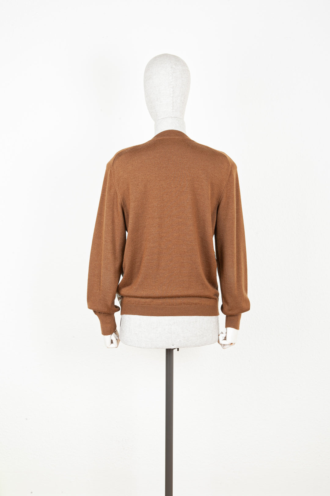 HERMÈS Knit Cardigan with Carré Silk