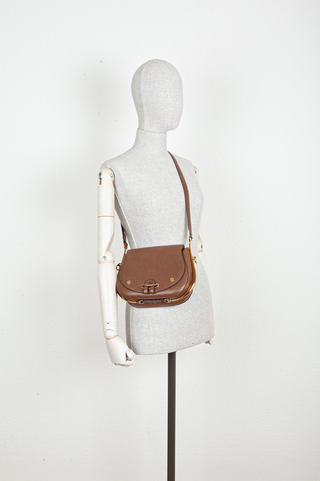 HERMÈS Passe-Guide Bag Box Calfskin Brown