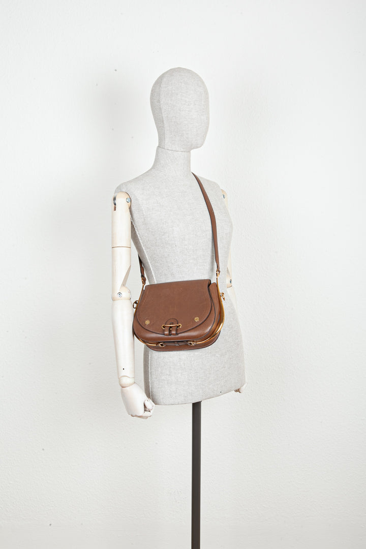 HERMÈS Passe-Guide Bag Box Calfskin Brown