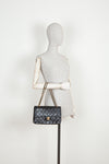 CHANEL Vintage Double Flap Bag Medium Black