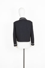 CELINE Tweed Jacket Black & White