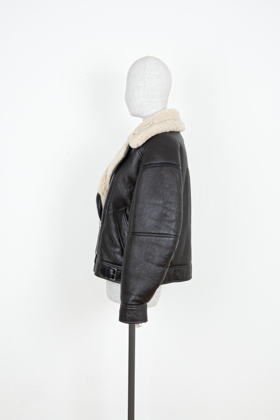 ACNE STUDIOS Leather Jacket Shearling
