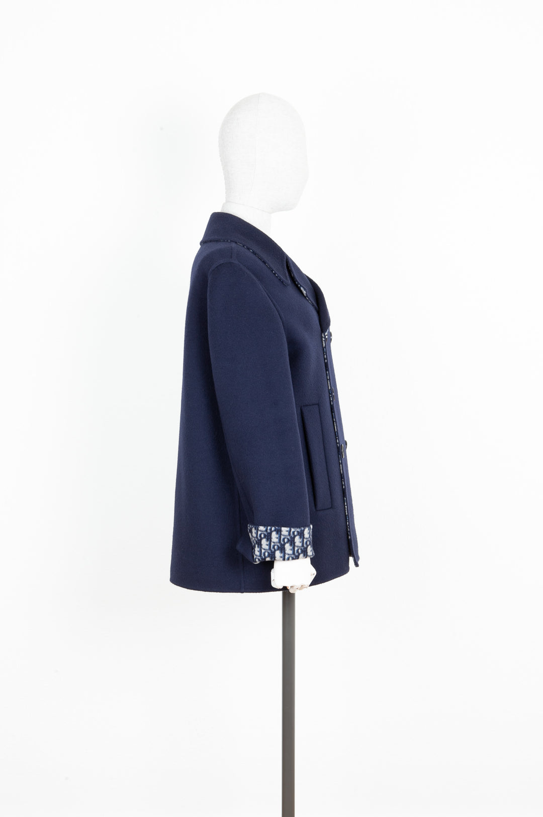 CHRISTIAN DIOR Peacoat Wool Blue