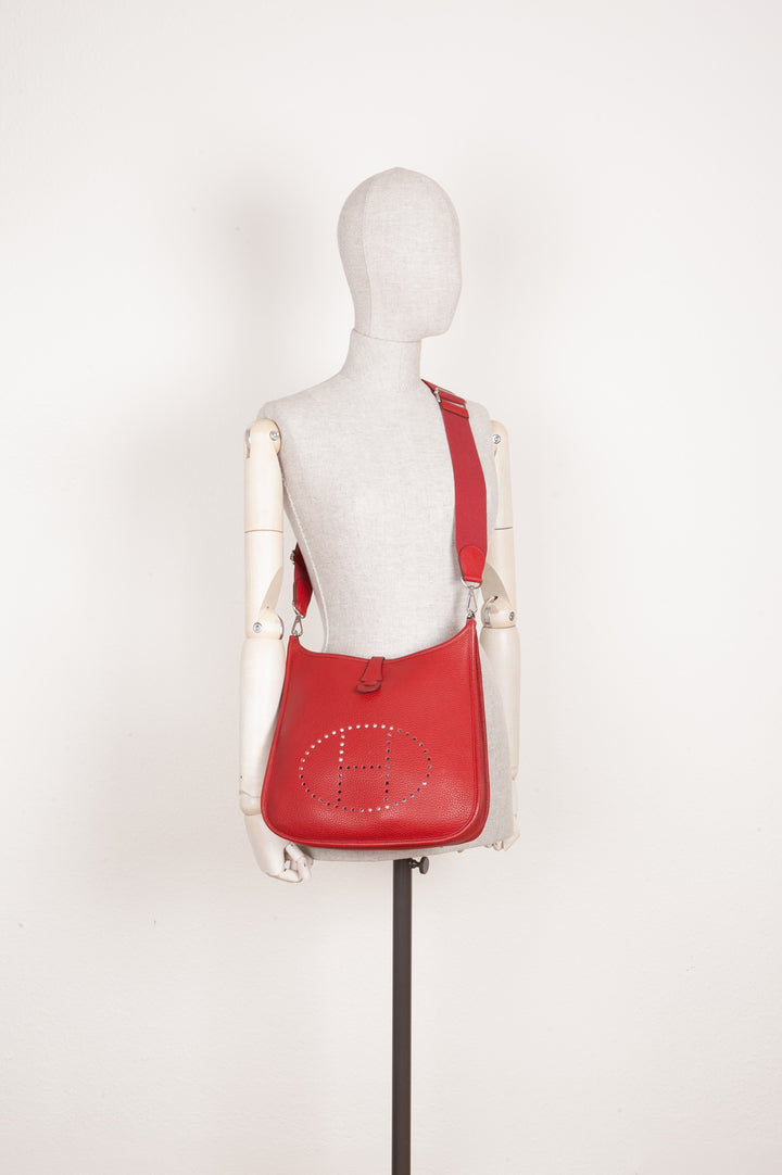 HERMÈS Evelyne PM Clémence Rouge H