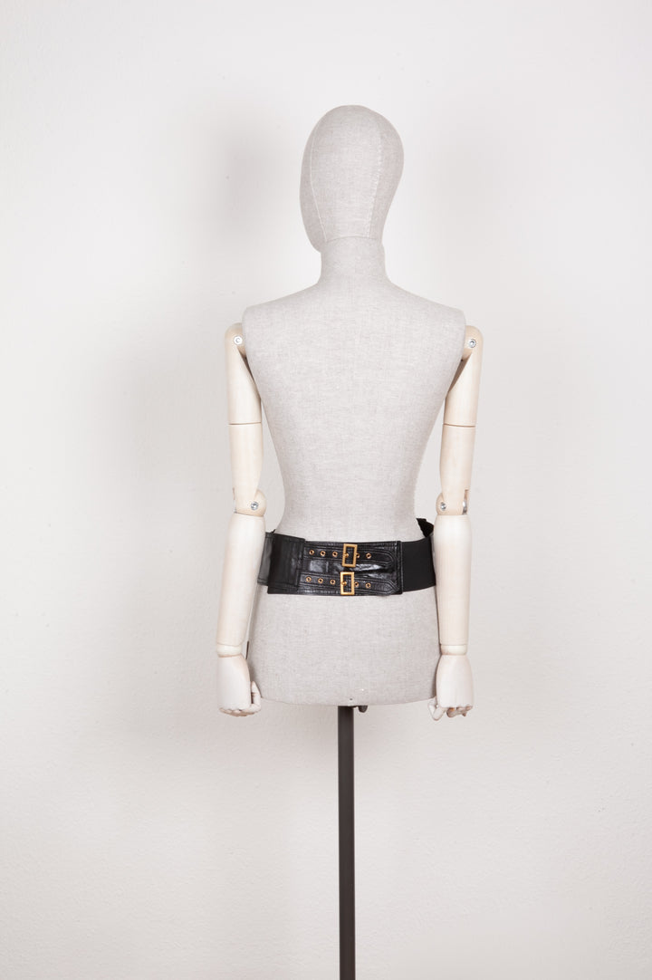 CHRISTIAN DIOR Sac ceinture Saddle Noir