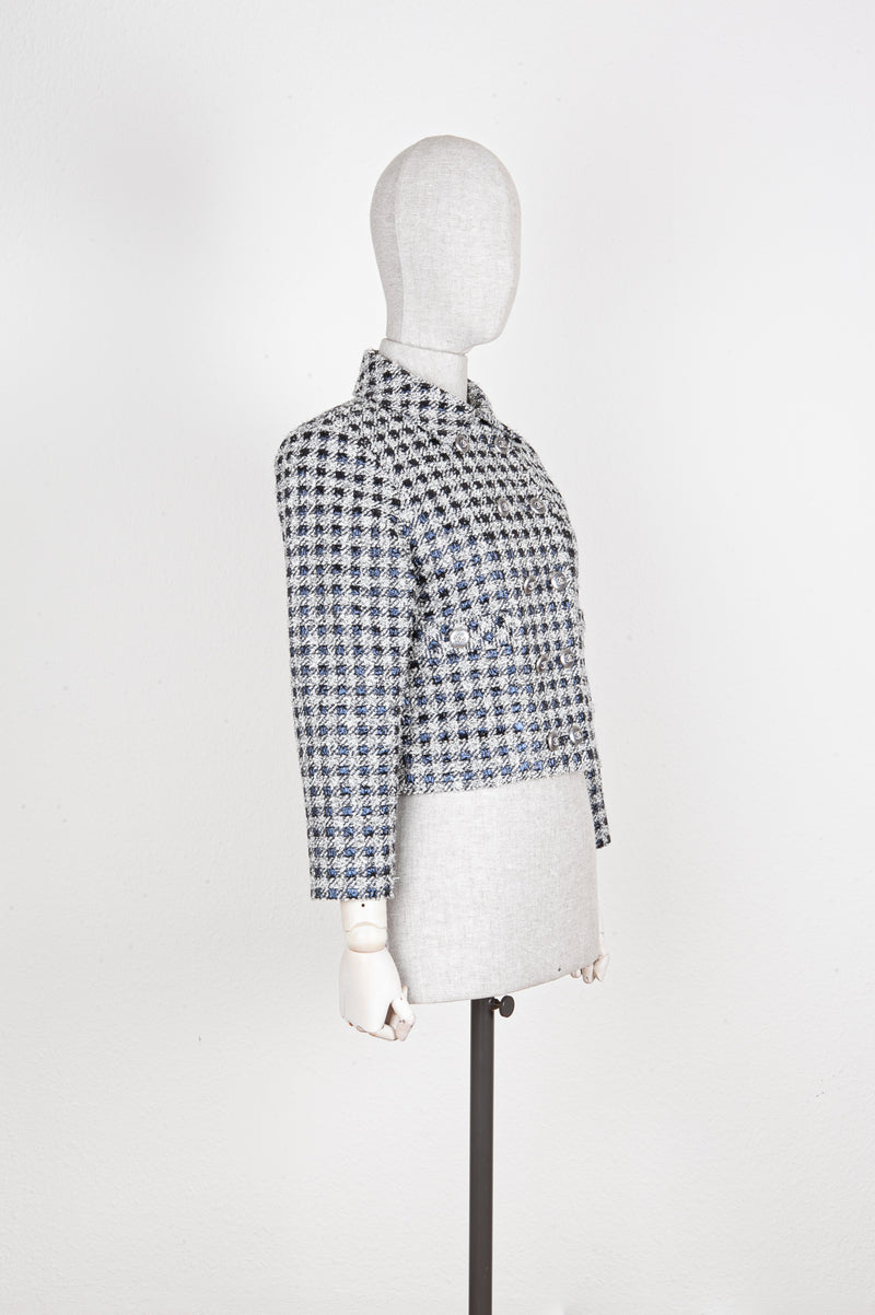 CHANEL Tweed Jacket 20P Navy