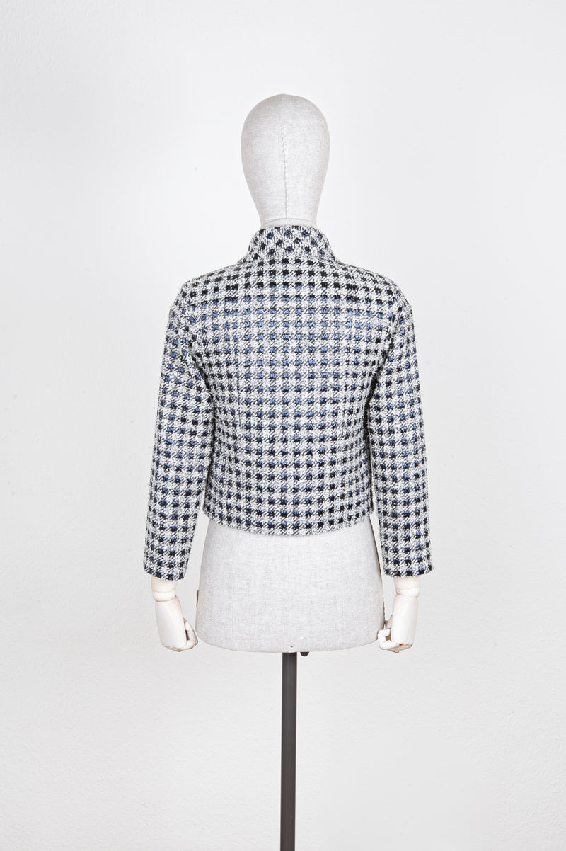 CHANEL Tweed Jacket 20P Navy