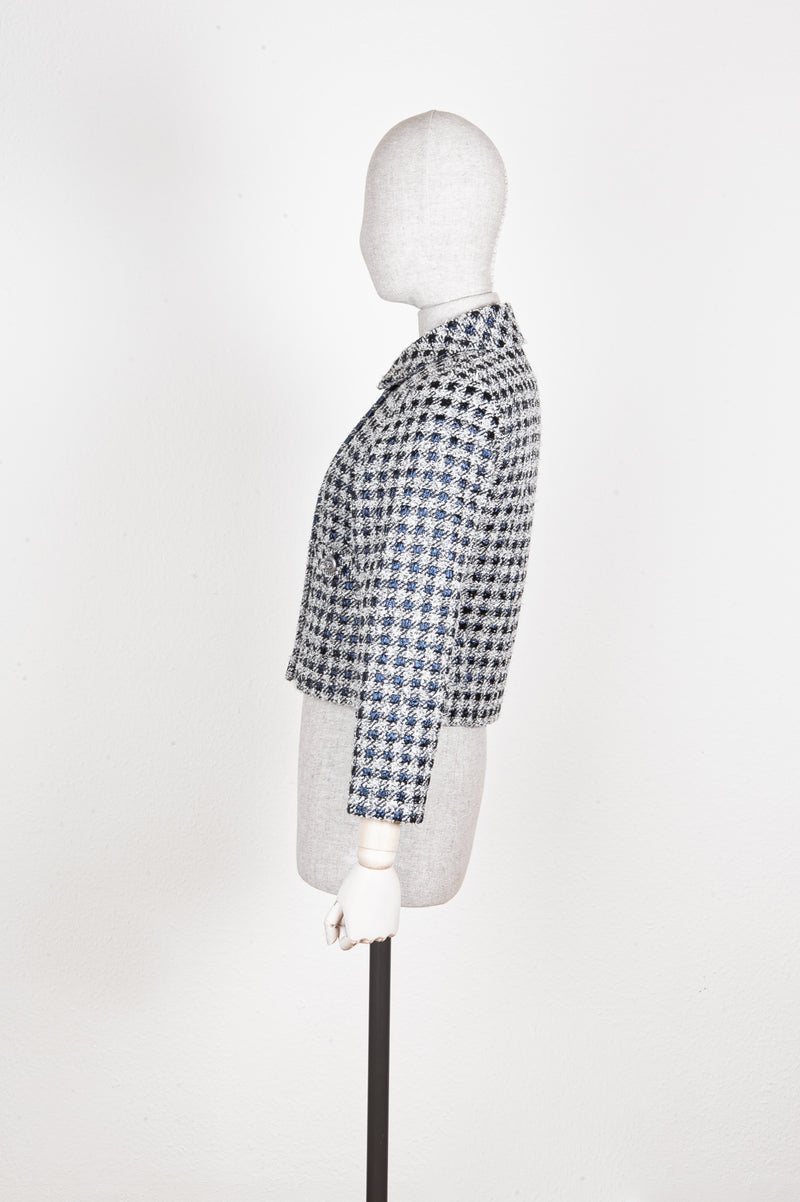 CHANEL Tweed Jacket 20P Navy