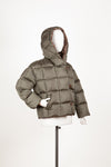 LOUIS VUITTON Hooded Quilted Puffer Jacket Green