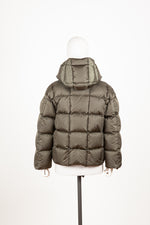 LOUIS VUITTON Hooded Quilted Puffer Jacket Green