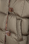 LOUIS VUITTON Hooded Quilted Puffer Jacket Green