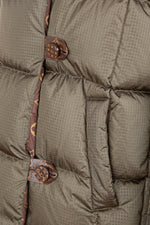 LOUIS VUITTON Hooded Quilted Puffer Jacket Green