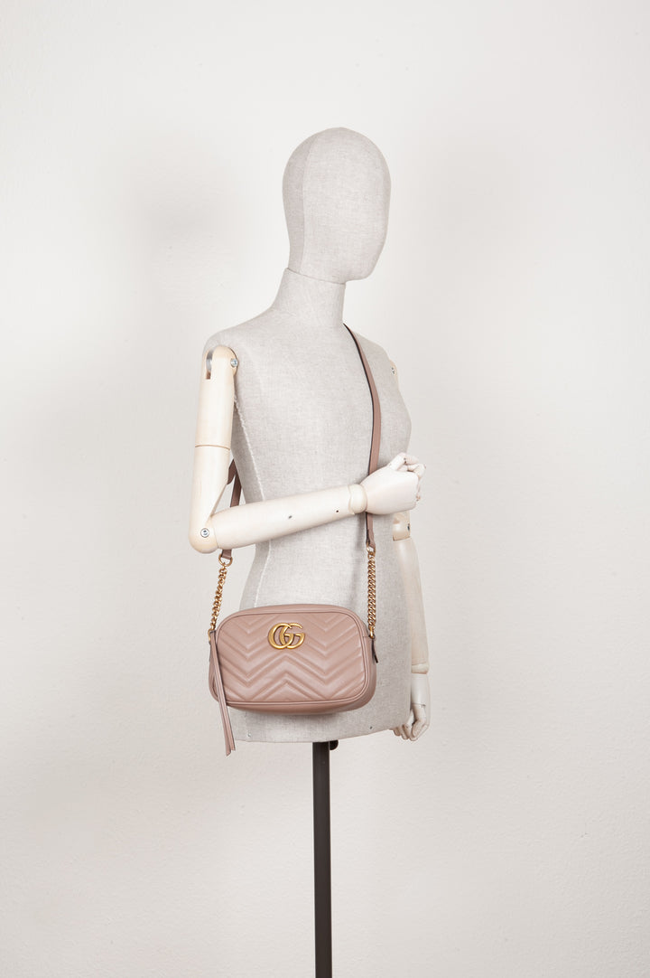 Sac bandoulière GUCCI Marmont Rose Poudré