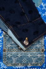 LOUIS VUITTON Denim Jacket Sequins SS 2005
