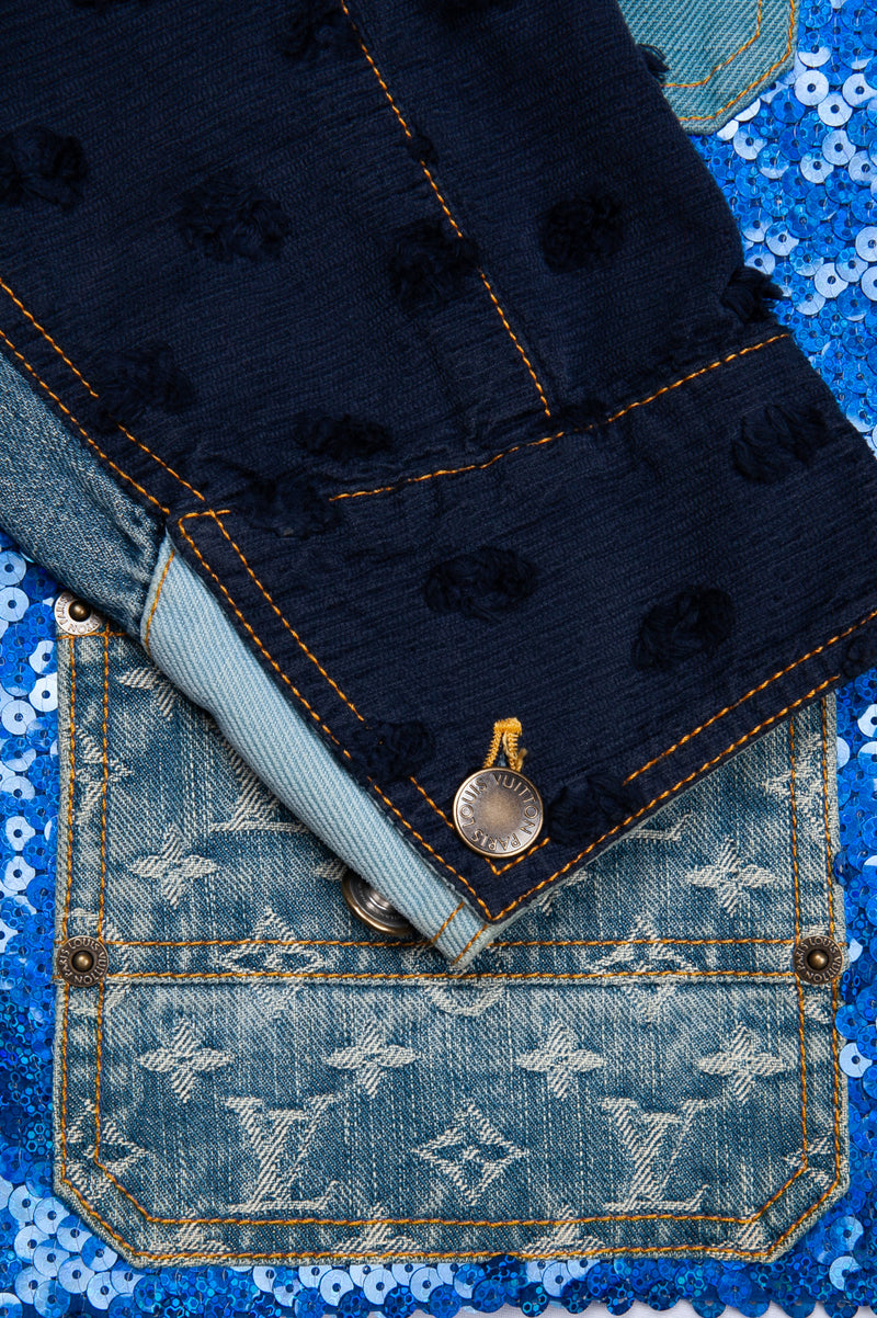 LOUIS VUITTON Denim Jacket Sequins SS 2005
