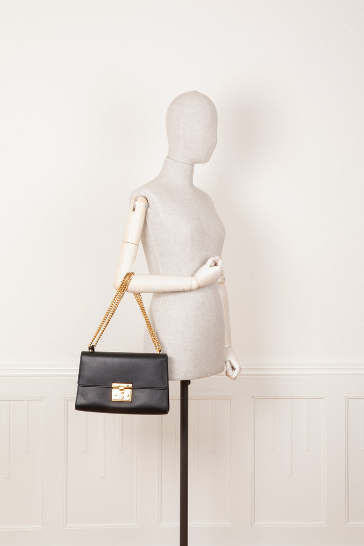 Sac Cadenas GUCCI Noir Moyen