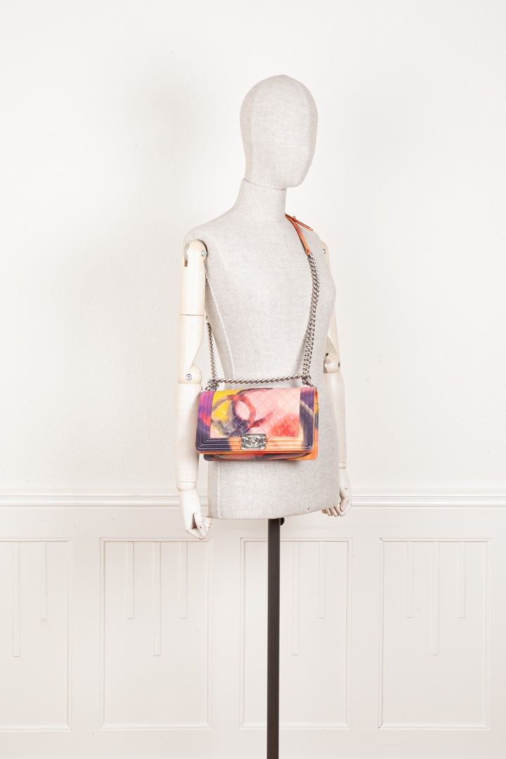 CHANEL Flower Power Boy Bag Limited Edition