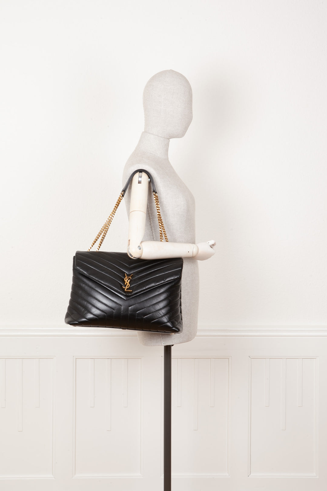 SAINT LAURENT Lou Lou Bag Maxi Black