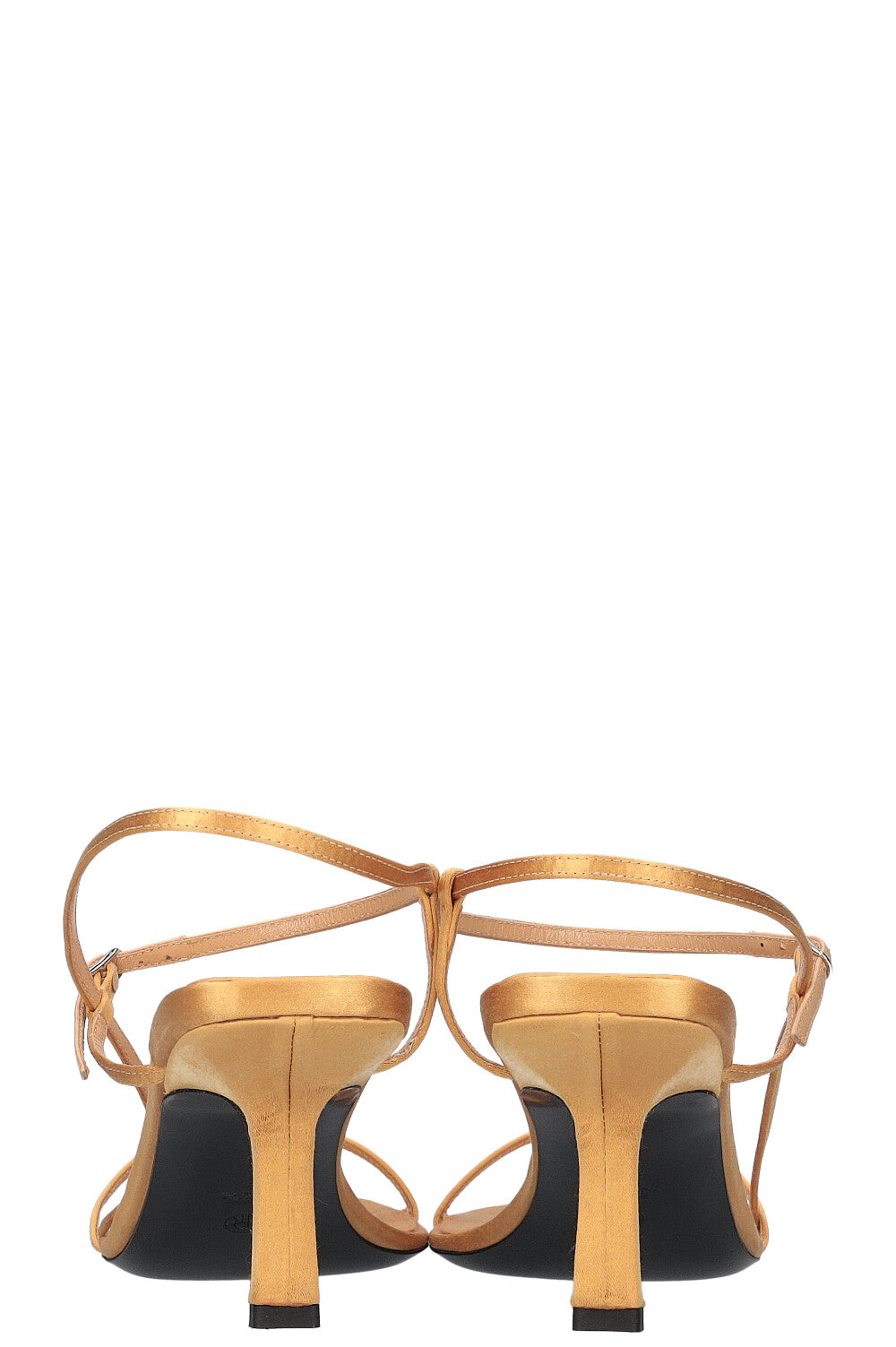 THE ROW Bare Sandals Satin gold