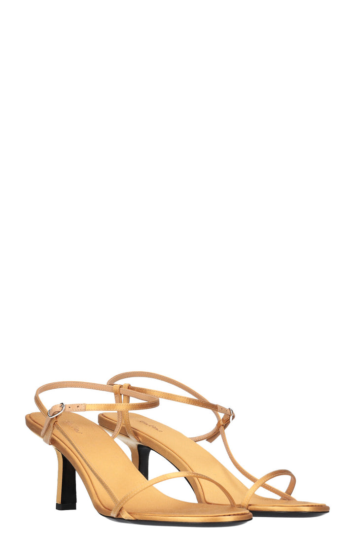 THE ROW Bare Sandals Satin gold