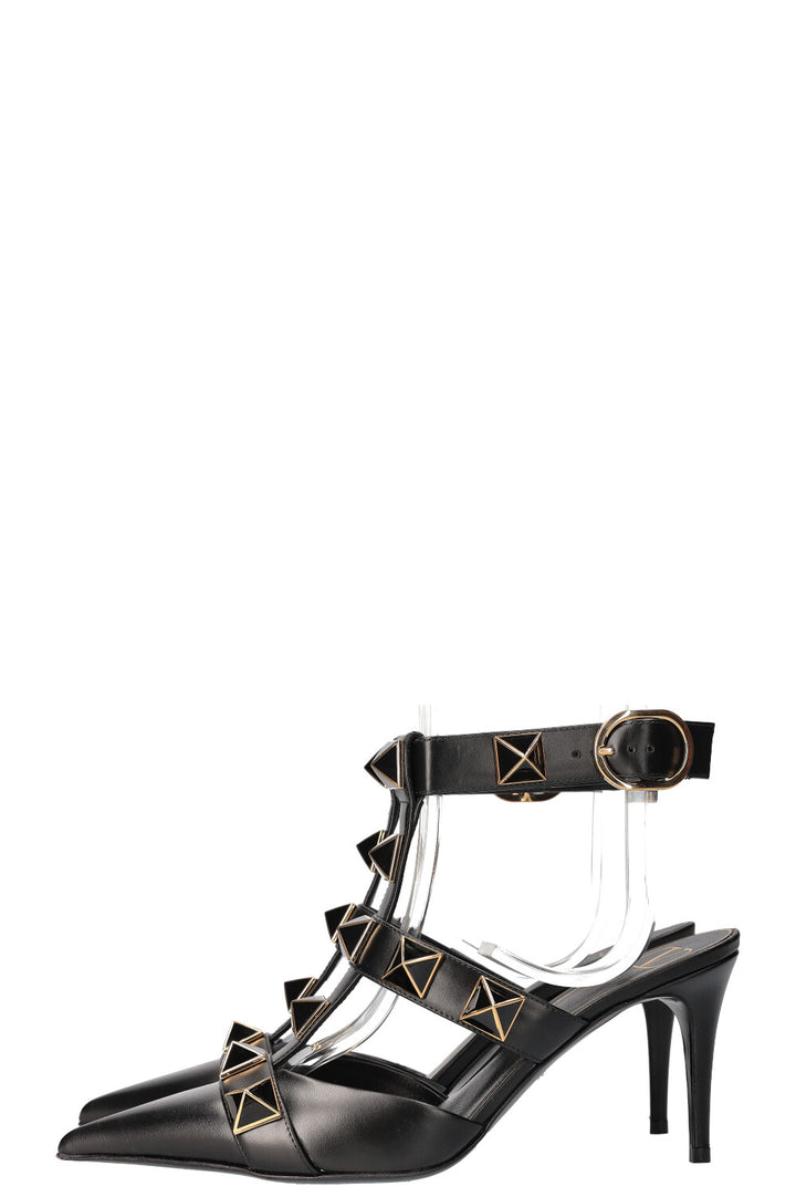 VALENTINO Roman Stud Heels Black