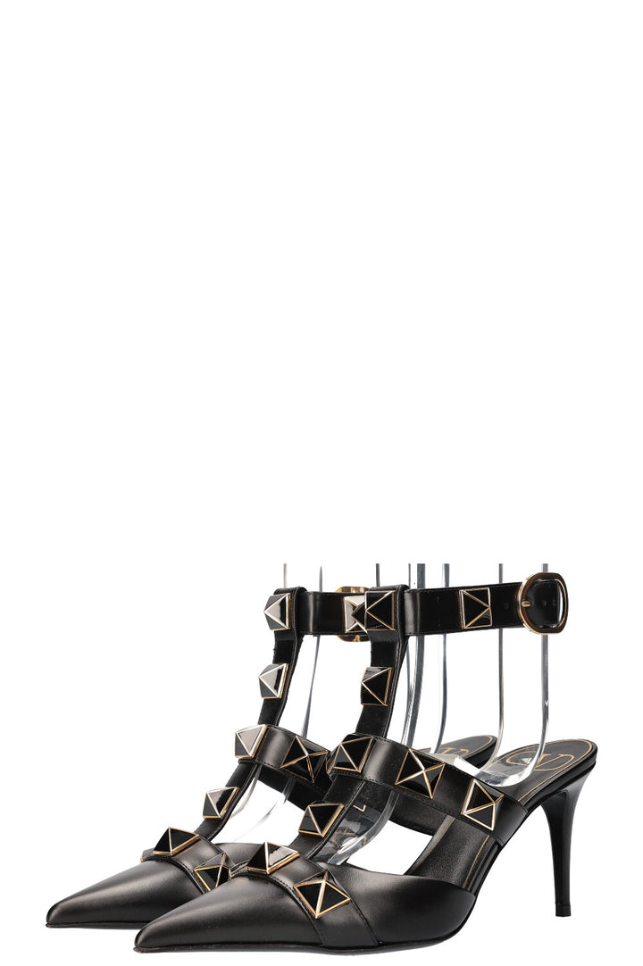 VALENTINO Roman Stud Heels Black