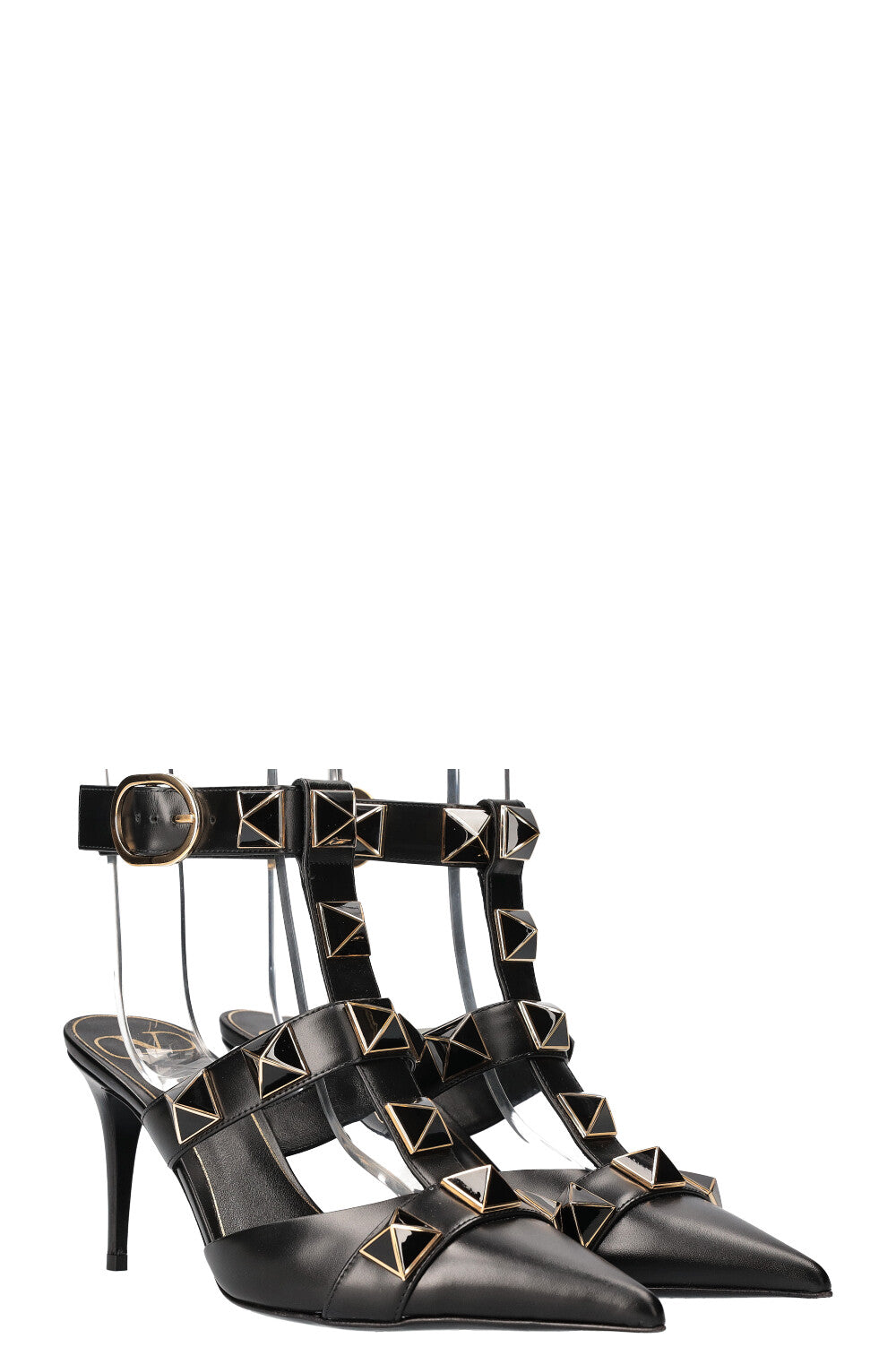 VALENTINO Roman Stud Heels Black